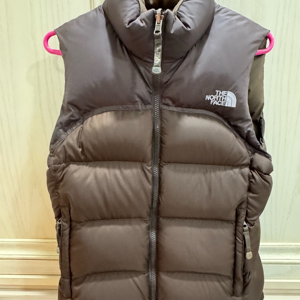 The North Face Brown Puffer Vest